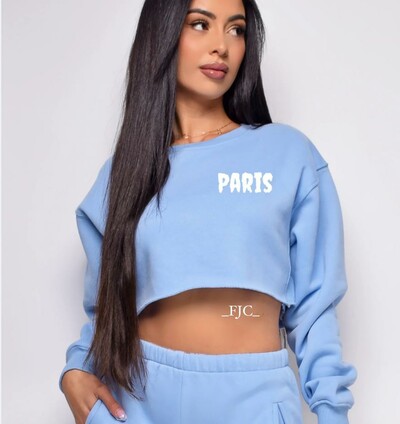 Sweater crop top