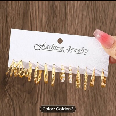 6 pcs earing set