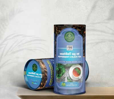 Peppermint flavoured black Tea 