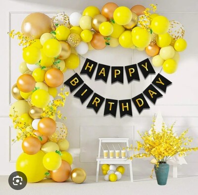 Happy Birthday decoration full set 
