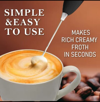 Electric Handheld Coffee Whisk & Frother
