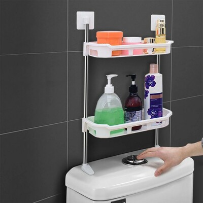 Two Layer Multifunctional Bathroom Rack