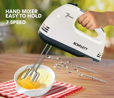Scarlett - 7 Speed Electric Super Hand Mixer