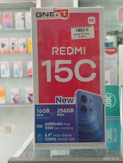 REDMI 15C 8/256GB PHONE