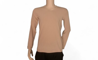 Long Sleeve V Neck T shirt 