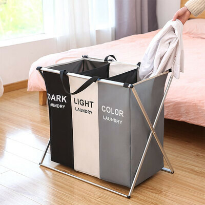 3 section LLaundry bucket