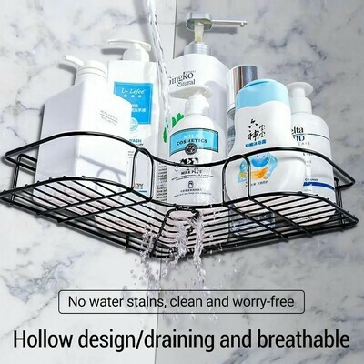 Stainless steel bathroom coner shelf