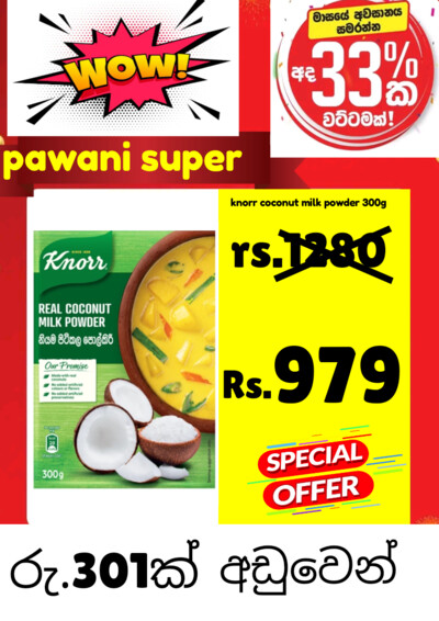 Knorr coconut milk powder 300g