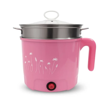 Mini Electric Cooking Pot – FUXIONG 600W with Steamer