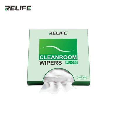 RELIFE RL-045 50pcs Anti-Static Cleanroom Wipers Paper For Phone Screen Mainboard Cleaning