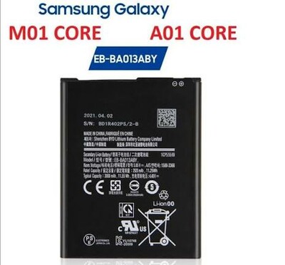 Samsung Galaxy M01 Core Replacement Battery EB-BA013ABY For Samsung Galaxy M01 Core A01 Core Authentic Phone Battery 3000mAh