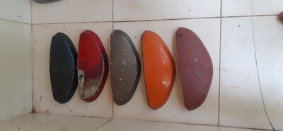 Number plate light housing