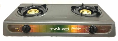 Gas Cooker Taiko 2Burner  Silver Line