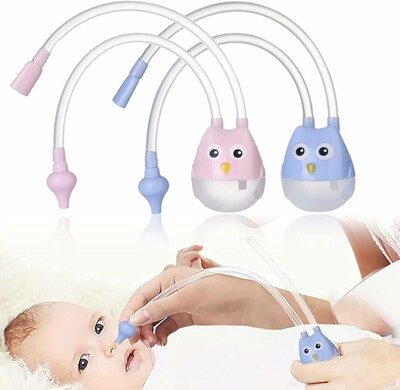  Nasal Aspirator Catheter Pink and Blue