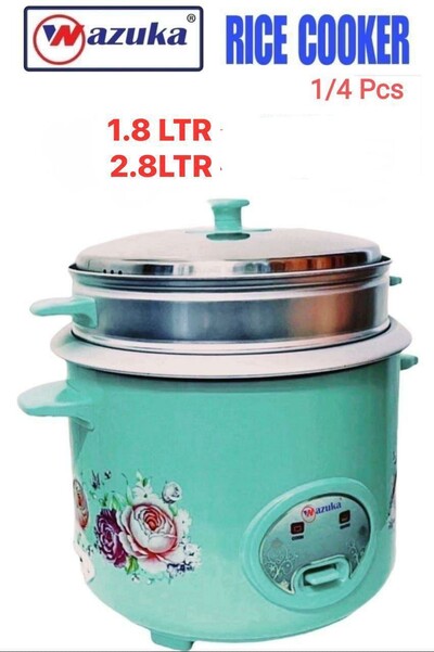 Wazuka Rice Cooker 1.8Ltr