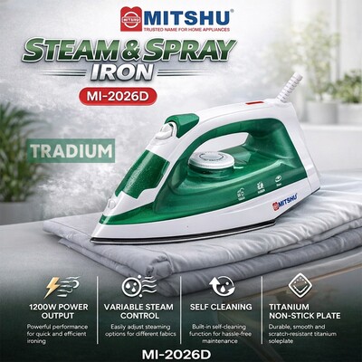 Steam & spray iron