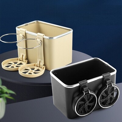 Car Armrest Storage Box with 2 Cup Holder (L0359) 