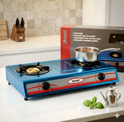Double gas cooker 