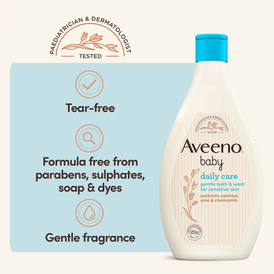 Aveeno Daily Care Bath & Wash 400ml