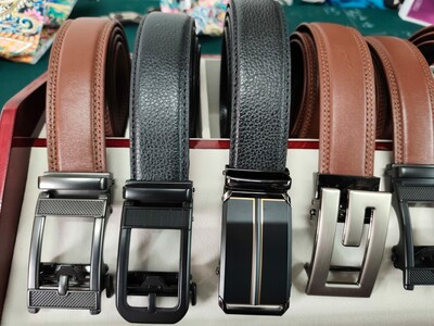 Leather belt 