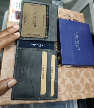 Leather wallet mens 