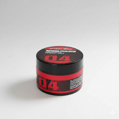 Wokali Wax Hair Syling Wax Perfect Hold - Red & Black 4 - 150G