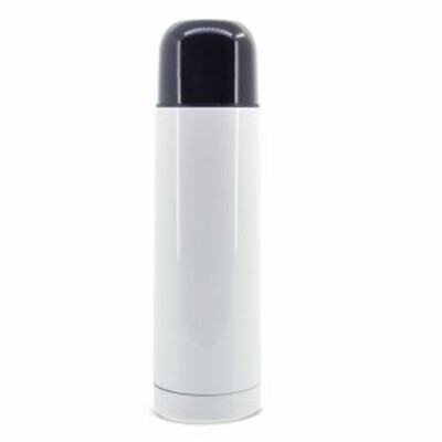 Blank Flask Sublimation Water Bottle – White