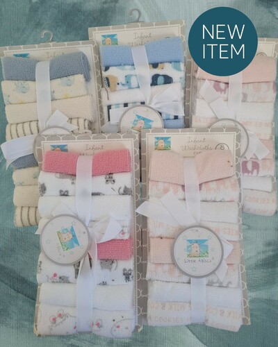 Baby Wash Clothes 8 Pcs Pack