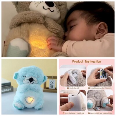 Plush Breathing Teddy Bear