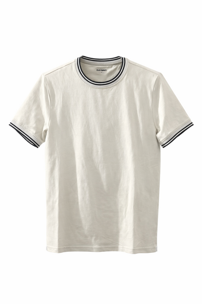 OLD NAVY SS Crew Neck T-Shirt Off White (Available Sizes - S/M/L/XL/2XL)