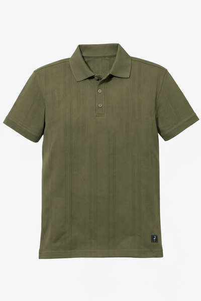 FLAMINGO Mens Polo Neck SS T- Shirt (Size-M)