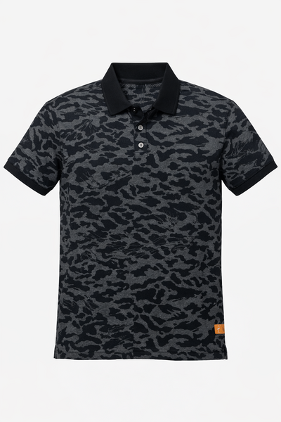 FLAMINGO Polo Neck SS T- Shirt (Size - M)