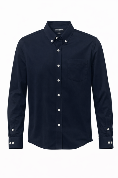  BANANA REPUBLIC Mens Polo LS T-Shirt with Button open (Sizes- S / XXL)