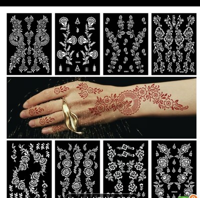 Henna stencil 