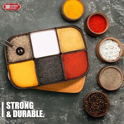 6 PARTITION MASALA BOX  