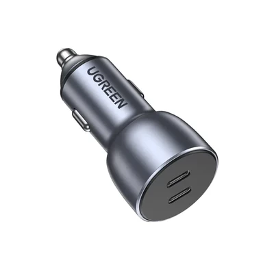 UGREEN 70594 PD 40W Dual Type-C Ports Fast Car Charger CD213