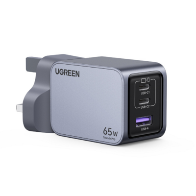 UGREEN 25872 Nexode Pro X755 65W PD GaN Fast Charger (2C1A) with 100W USB-C to USB-C Cable