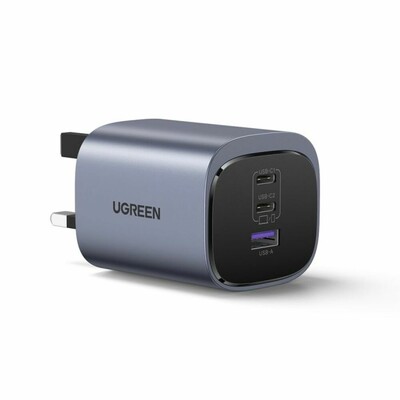 UGREEN 45225 NEXODE S 65W 3 PORT GAN FAST CHARGER UK