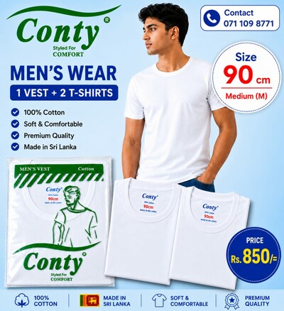 Mens vest Conty (Size 90cm M)