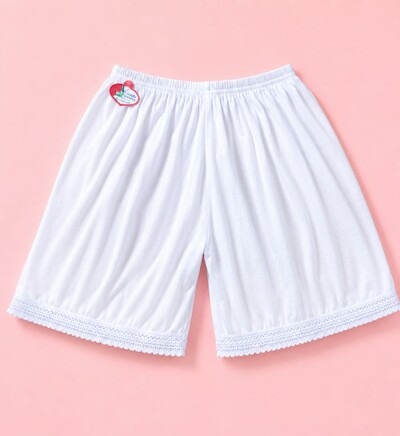 Velona Ladies white cotton petticoat shorts/liner shorts   ( Size XL)