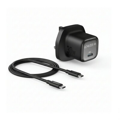 Anker Zolo B2698K21 30W PD 3.0 With USB-C to USB-C 3FT Cable