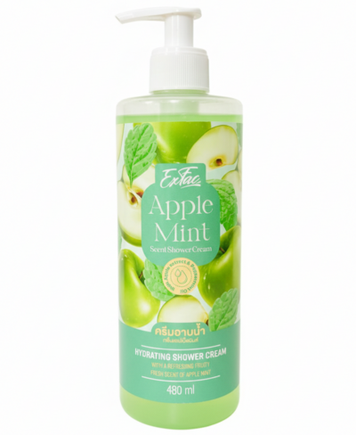 Apple Mint scent shower cream