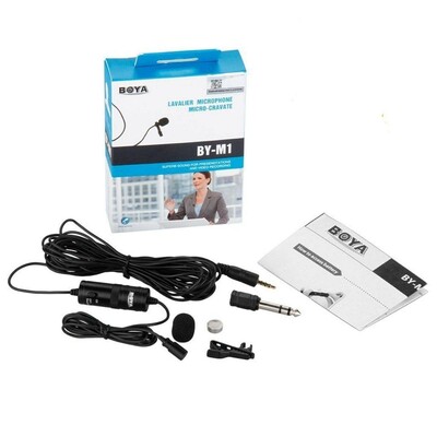 BOYA BY-M1 Lavalier Microphone (Wired)