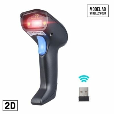 Handheld Wired & Wireless Barcode Scanner A8 2D