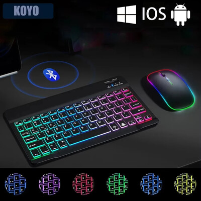 P10 Mini RGB Bluetooth Keyboard and Mouse Combo